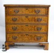 20th Century Walnut Veneer Chest of Drawers