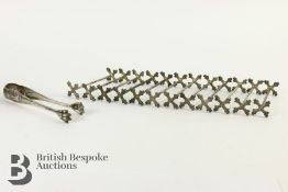 12 Turkish Silver Knife Rests