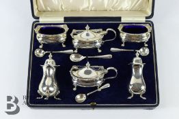 Mappin & Webb Silver Cruet Set