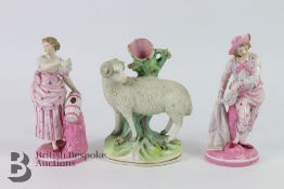 Pair of Continental Figurines