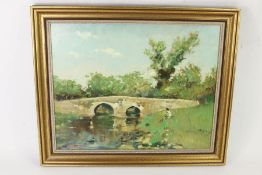 Alan J Bowyer (1902-1986) Oil on Board