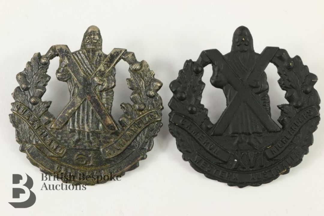 Rare Cap Badges - Image 1 of 3