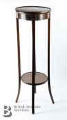 Mahogany Torchere