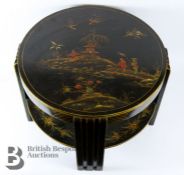 Japanned Circular Occasional Table