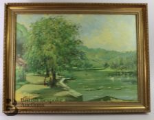 Alan J Bowyer (1902-1986) Oil on Canvas