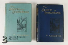 Arthur Conan Doyle 1st Edition - The Adventures of Sherlock Holmes and The Memoirs of Sherlock Holme