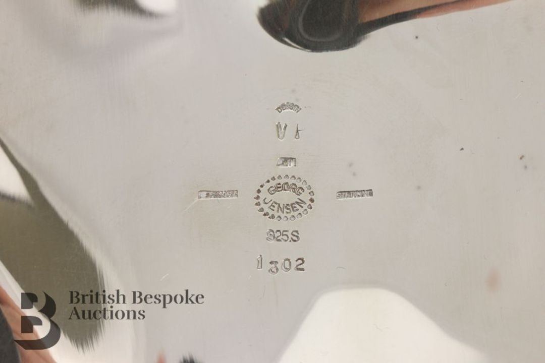 Extra Large Georg Jensen Panton 'Car Crash' Silver Tray - Image 10 of 10