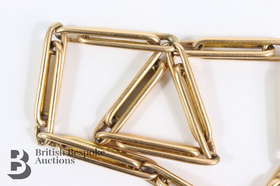 Yellow Gold Bar Link - Image 3 of 3