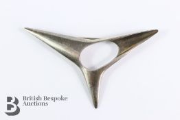 Georg Jensen Silver Brooch