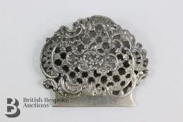 Silver Ornate Paper Clip