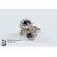 Pair of White Gold Diamond Sapphire Earrings - Image 2 of 3