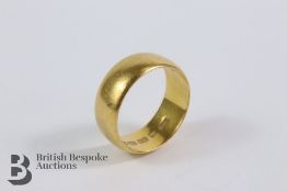 22ct Gold Wedding Band