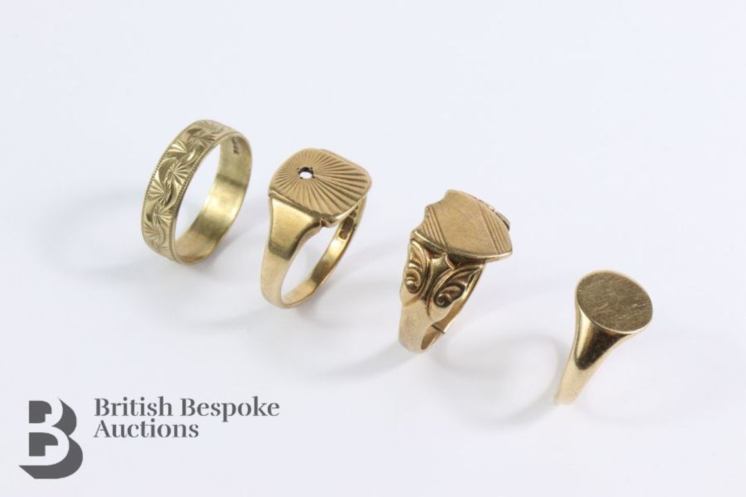 9ct Gold Jewellery - Image 1 of 2