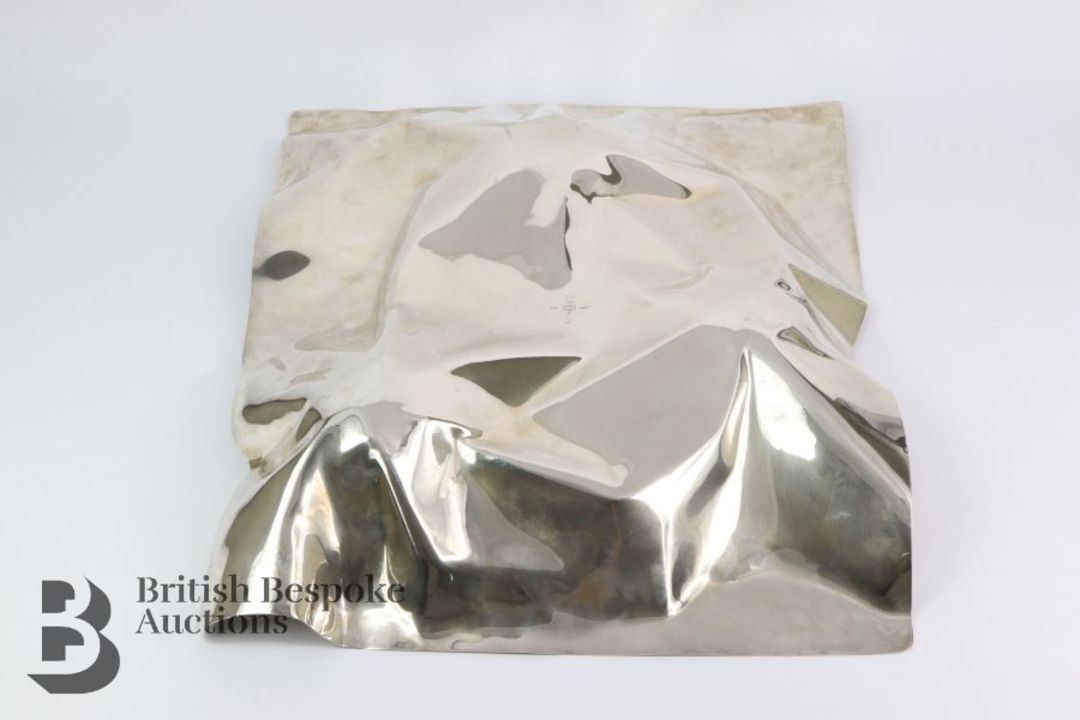 Extra Large Georg Jensen Panton 'Car Crash' Silver Tray - Image 9 of 10