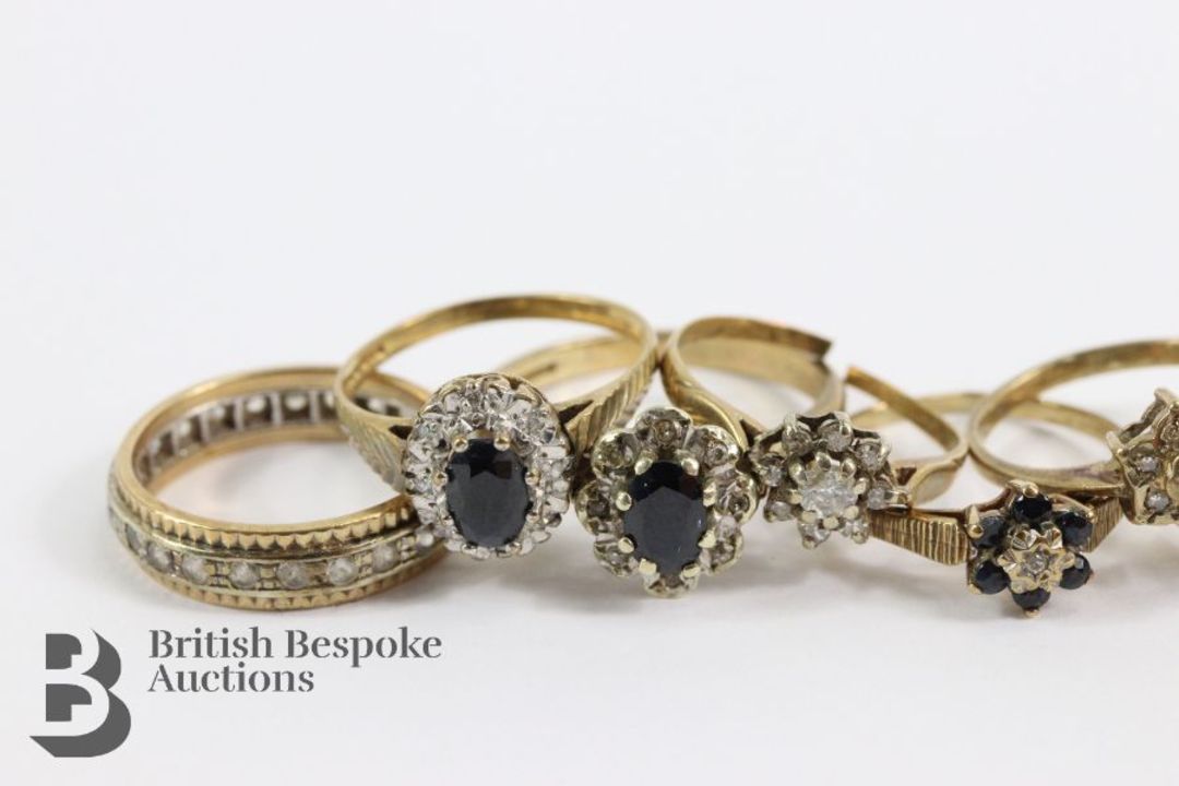 Collection of 9ct Gold Rings - Image 2 of 5