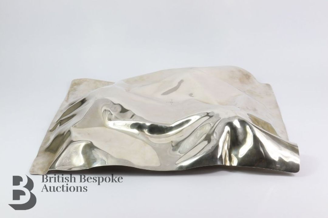 Extra Large Georg Jensen Panton 'Car Crash' Silver Tray - Image 7 of 10