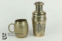 Sterling Silver Cocktail Shaker