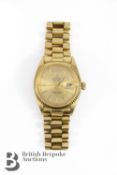 Gentleman's 18ct Gold Rolex Oyster Wrist Watch