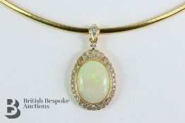18ct Yellow Gold Collar Necklace
