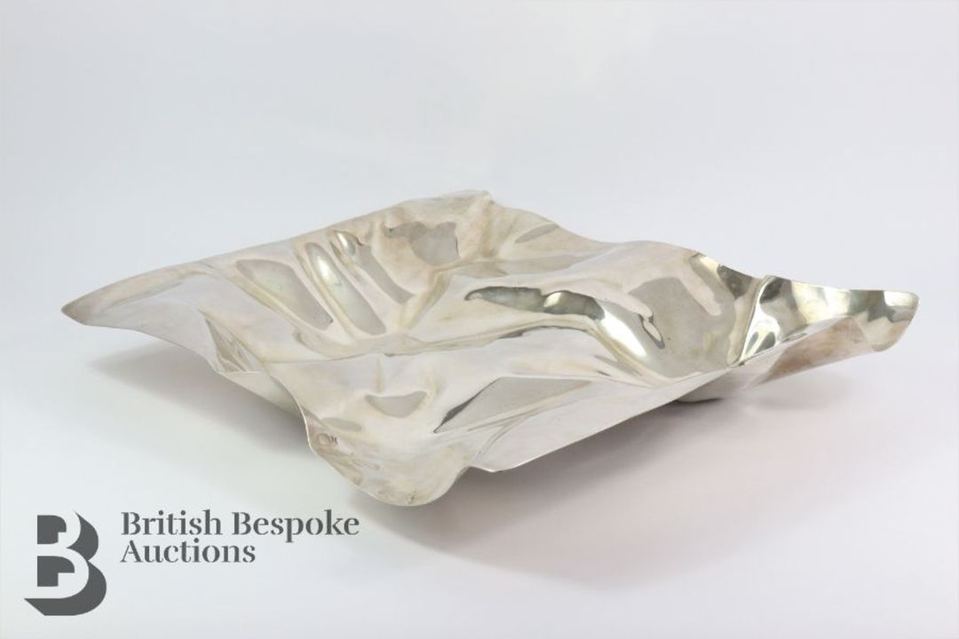 Extra Large Georg Jensen Panton 'Car Crash' Silver Tray - Image 6 of 10