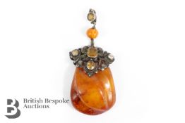 Natural Butterscotch Amber Pendant