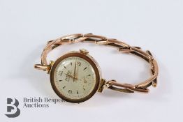 Ladies 9ct Gold Cocktail Watch