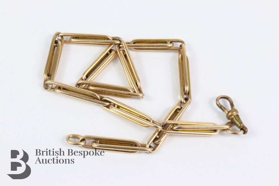 Yellow Gold Bar Link - Image 2 of 3