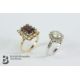 9ct White Gold CZ Rings - Image 1 of 2