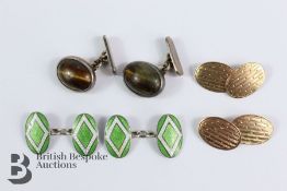 Pair of 9ct Gold Cufflinks