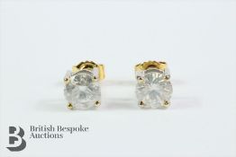 Solitiare Diamond Earrings