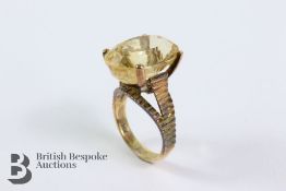 14ct Yellow Gold Citrine Ring