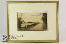 Thomas Churchyard (1798-1865) Watercolour