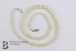 Graduated Cultured Pearl Necklace