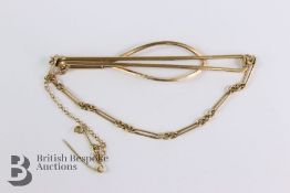 9ct Gold Tie Slide