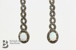 Pair of Silver Drop Earrings