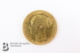 1886 Victorian Full Sovereign