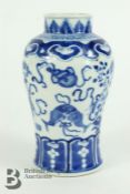 Chinese Blue and White Vase