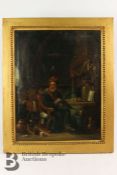 18th Century Oil on Canvas
