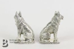 Pair of Silver Alsatian Condiments
