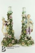 Pair of German Candlesticks
