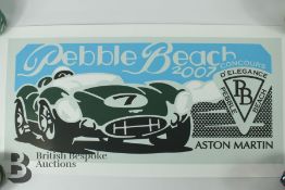 Aston Martin Pebble Beach Poster