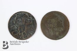 Two Suffragette Votes for Women Now Coins
