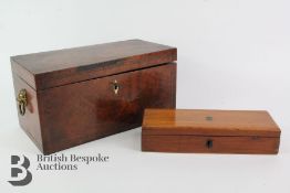 Georgian Mahogany Tea Caddy