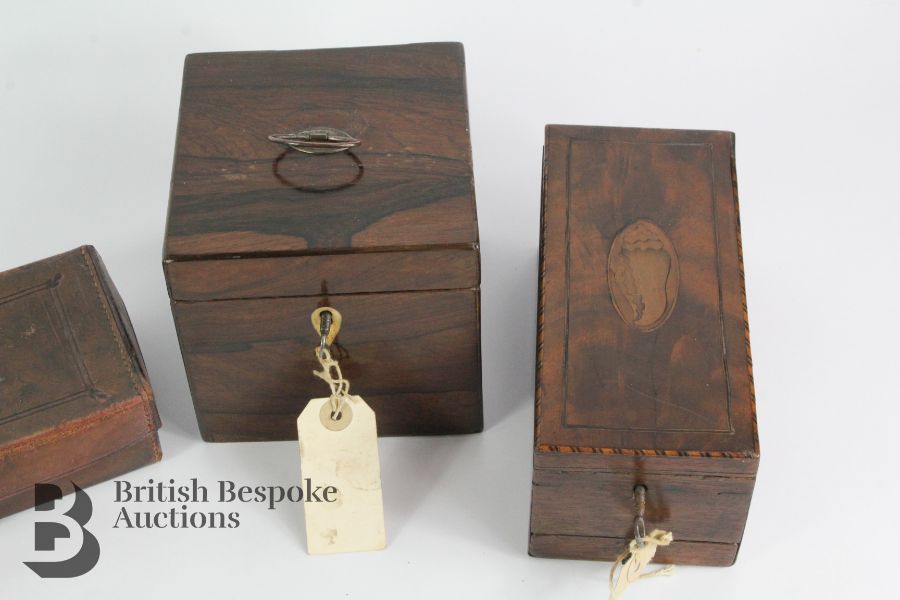 Rosewood Tea Caddy - Image 3 of 6