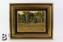 Michael Davidson Oil on Board