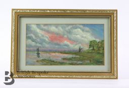 Keith A Tingay Oil on Board *