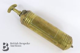 Antique French Pyrene Fire Extinguisher