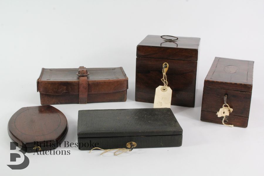 Rosewood Tea Caddy