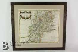 Map of Gloucestershire by Rob Morden c1695