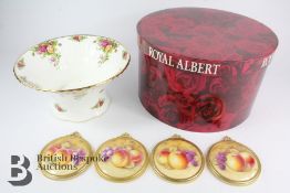 Four Severn Ware Fine Bone China Wall Plaques